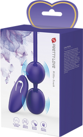 Pretty Love Willie Youth Remote Control Vibrating Love Egg Massager Purple Love Eggs and Kegel Exercisers